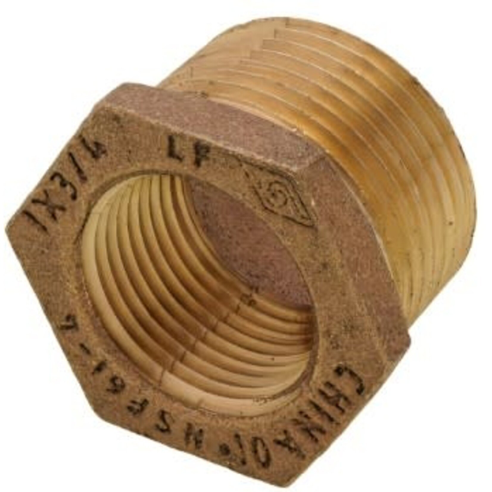 BLUEFIN 1 IN X 3/4 IN BRASS BUSHING ( MALE X FEMALE )