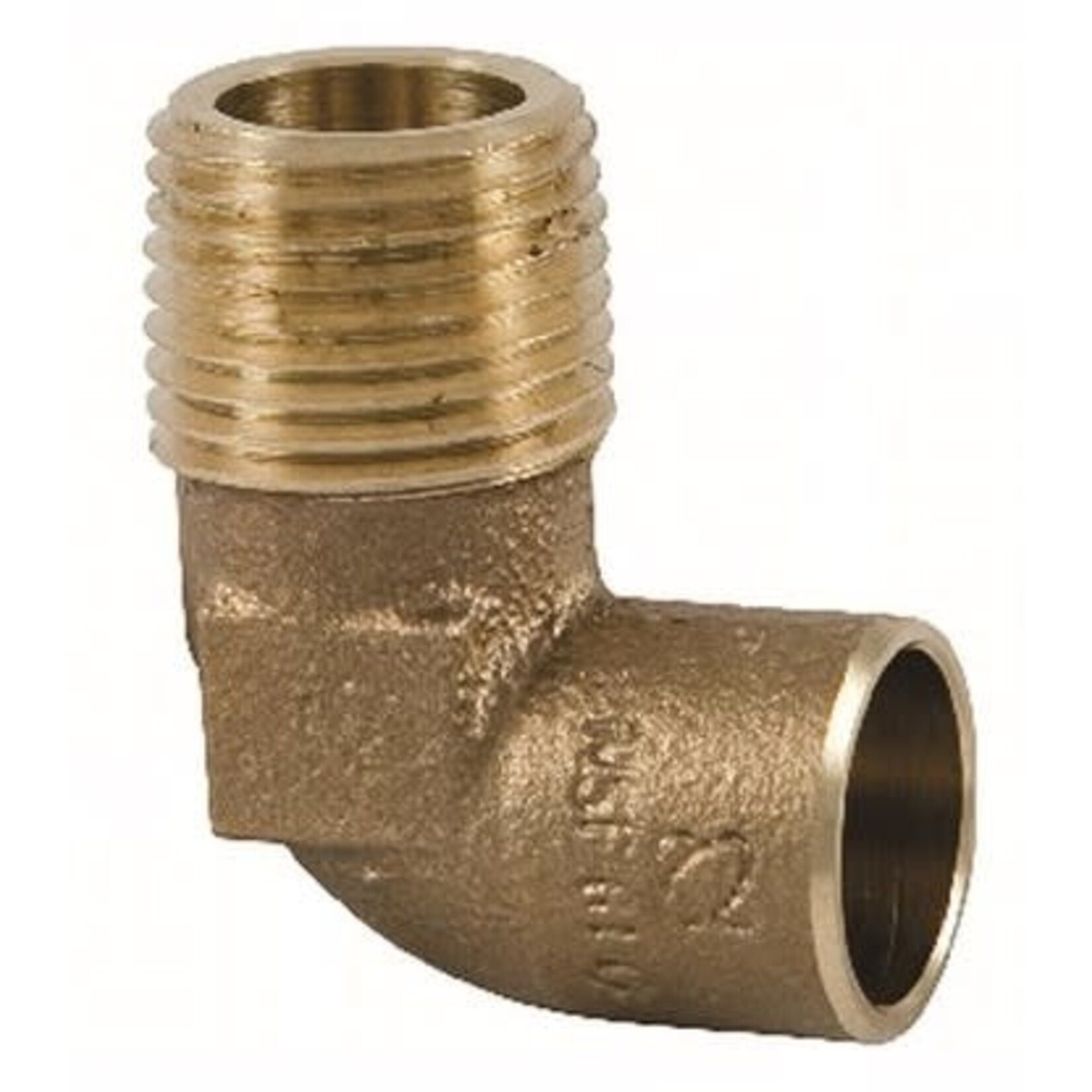 EVERBILT 1/2 IN BRASS 90 DEGREE FORGED ELBOW