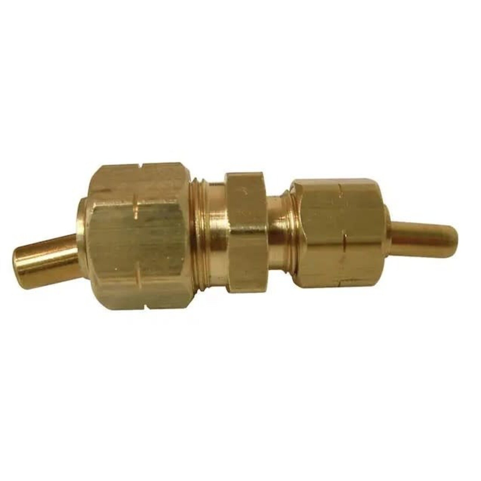 EVERBILT 3/8 IN X 1/4 IN BRASS COMPRESSION COUPLING