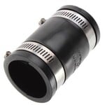 FERNCO 1 1/4 IN FERNCO FLEXIBLE COUPLING DRAIN PIPE ( CAST IRON OR PVC TO CAST IRON OR PVC)