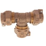 LEGEND VALVE 1 IN BRASS PACK JOINT TEE