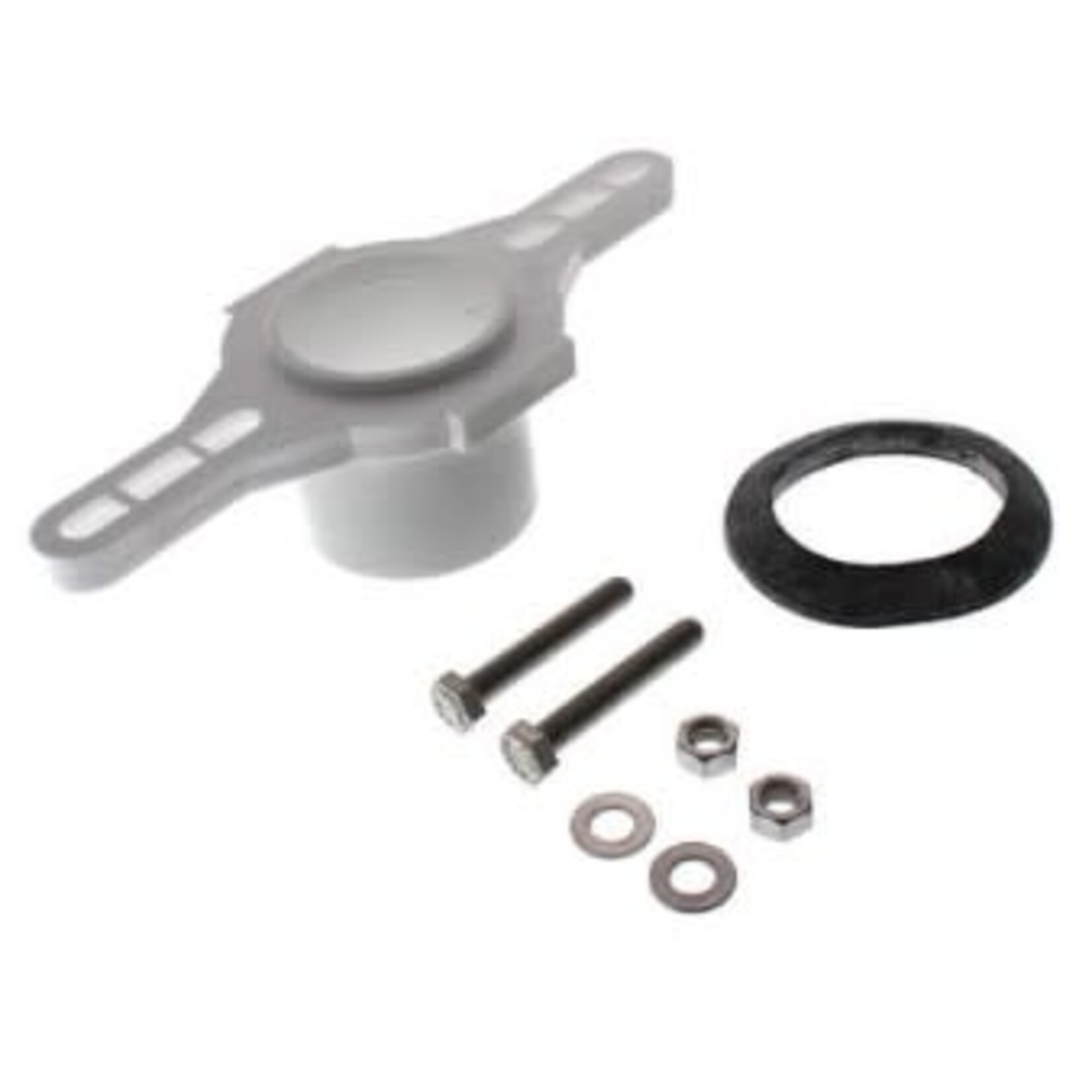 SIOUX CHIEF 2 IN PVC SCHEDULE 40 URINAL SPIGOT FLANGE KIT