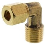 JONES STEPHENS 1/4 IN OD X 1/4 IN BRASS COMPRESSION X MALE ELBOW