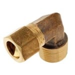 JONES STEPHENS 1/2 IN OD X 1/2 IN BRASS COMPRESSION X MALE ELBOW