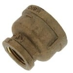 BLUEFIN 1 IN X 1/2 IN BRASS REDUCER COUPLING