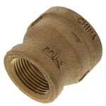 BLUEFIN 1 IN X 3/4 IN BRASS REDUCER COUPLING