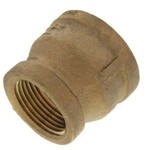 BLUEFIN 1 1/4 IN X 3/4 IN BRASS REDUCER COUPLING