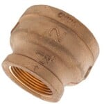 BLUEFIN 2 IN X 1 1/4 IN BRASS REDUCER COUPLING