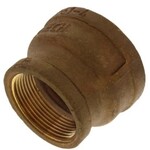BLUEFIN 2 IN X 1 1/2 IN BRASS REDUCER COUPLING