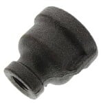 BLUEFIN 1/2 IN X 1/8 IN BLACK IRON REDUCER COUPLING