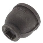 EVERFLOW 2 1/2 IN X 1 1/4 IN BLACK IRON REDUCER COUPLING