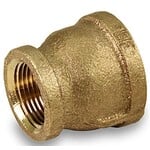 BLUEFIN 2 1/2 IN X 1 1/2 IN BRASS REDUCER COUPLING