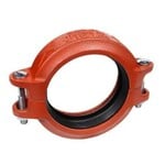 GRUVLOK 6 IN RED DUCTILE IRON GROOVED COUPLING