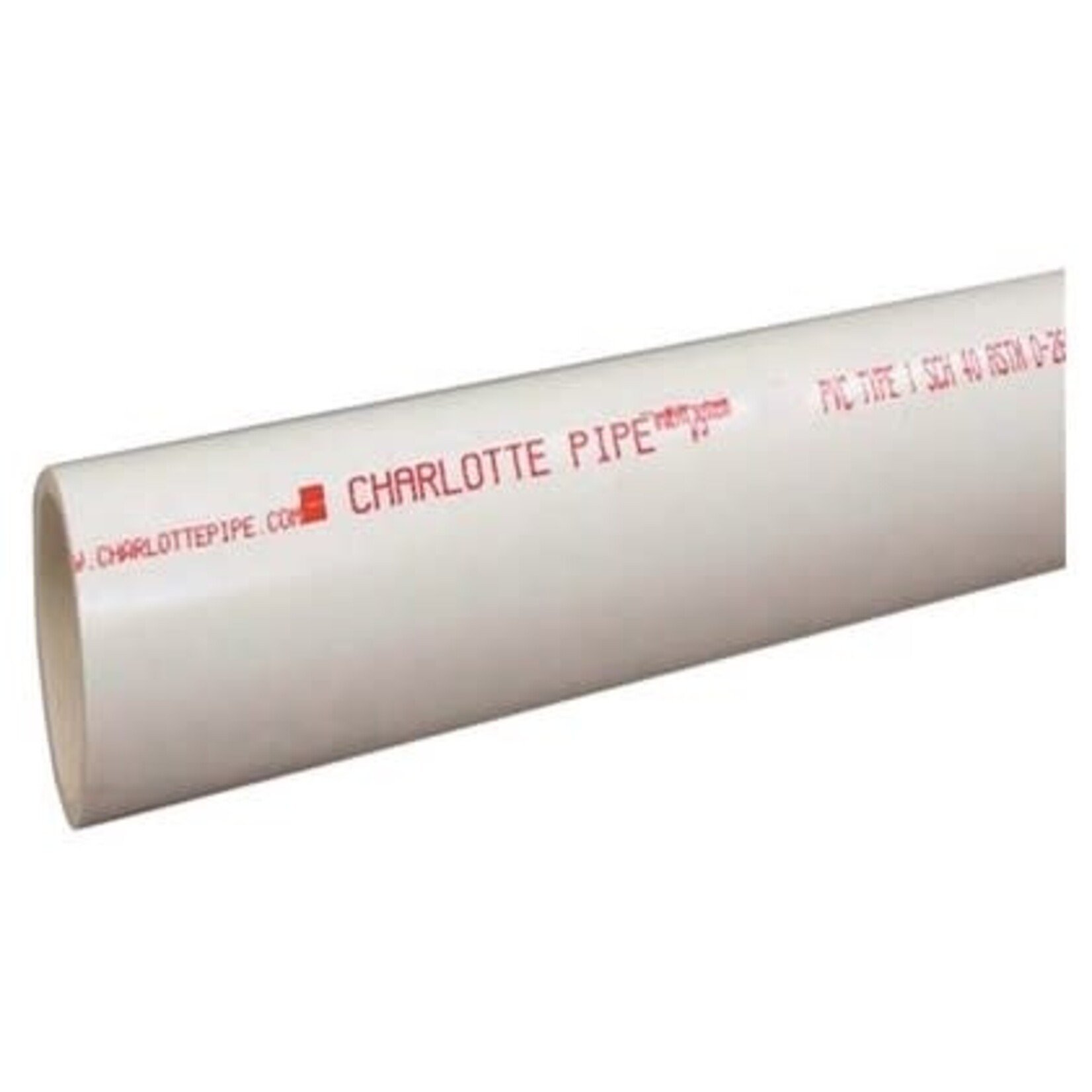 CHARLOTTE 1 1/2 IN X 20 FT PVC SCHEDULE 40 PIPE