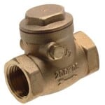 BLUEFIN 1/2 IN BRASS THREADED SWING CHECK VALVE LEAD FREE