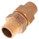LEGEND VALVE 1 IN FLARE X MIP NO LEAD BRONZE ADAPTER COUPLING ( FLARE X MALE )