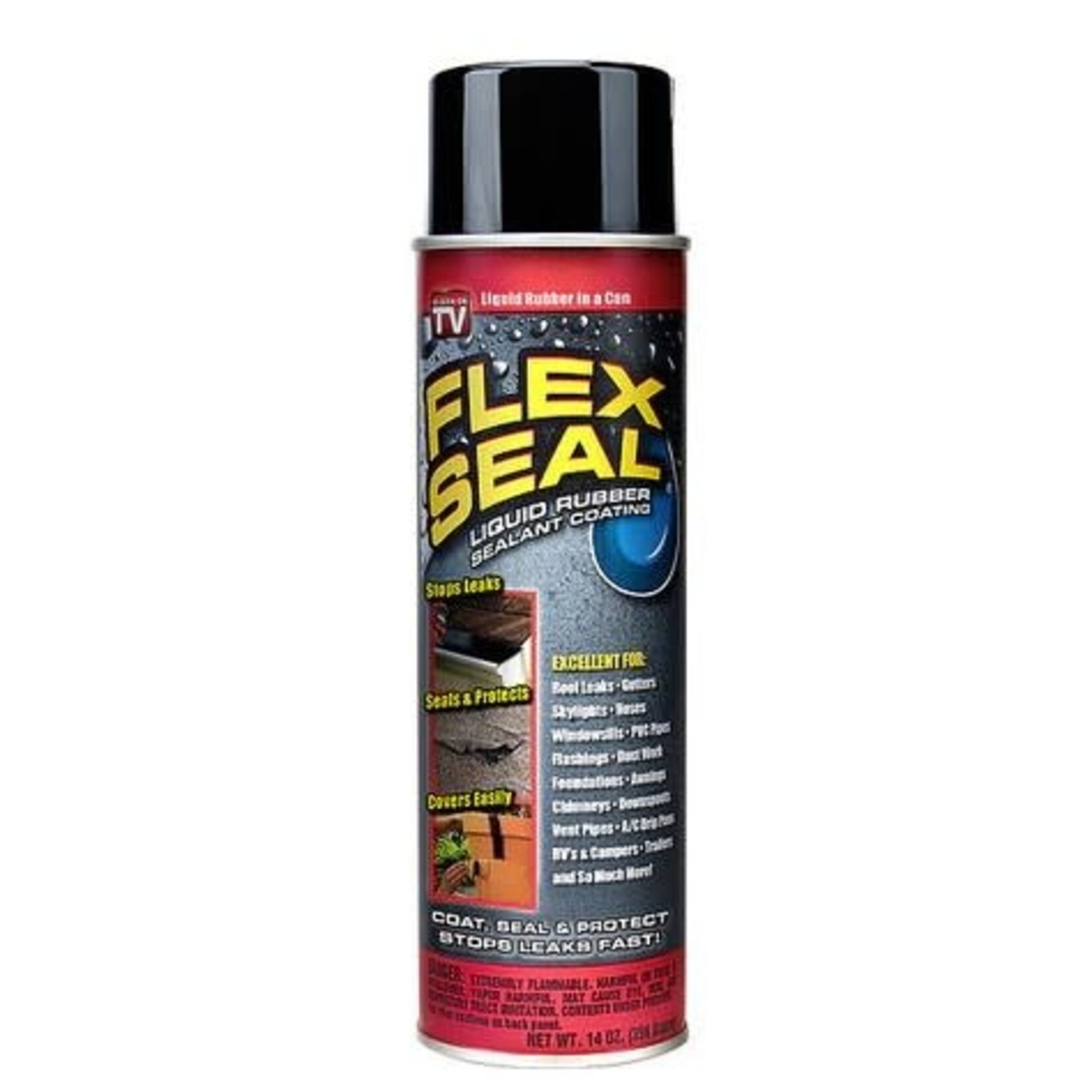 14 OZ. FLEX SEAL BLACK SPRAY