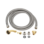 FLUIDMASTER 3/8 IN COMP X 3/8 IN COMP X 5FT DISHWASHER SUPPLY LINE