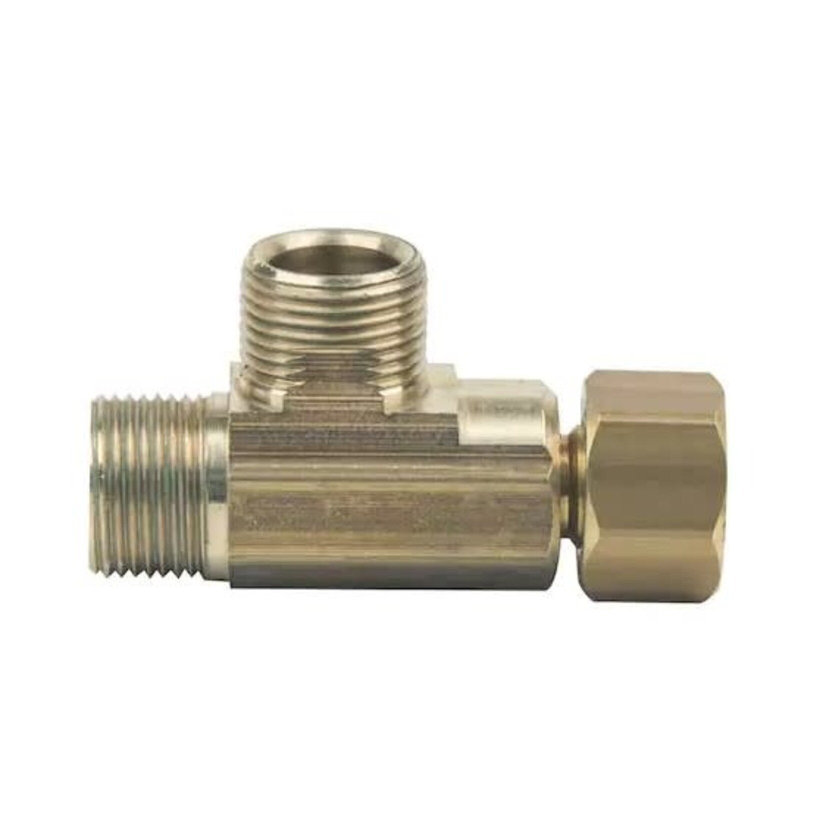 BRASSCRAFT 3/8 IN OD X 3/8 IN OD X 3/8 FEMALE COMPRESSION NUT ADAPTER