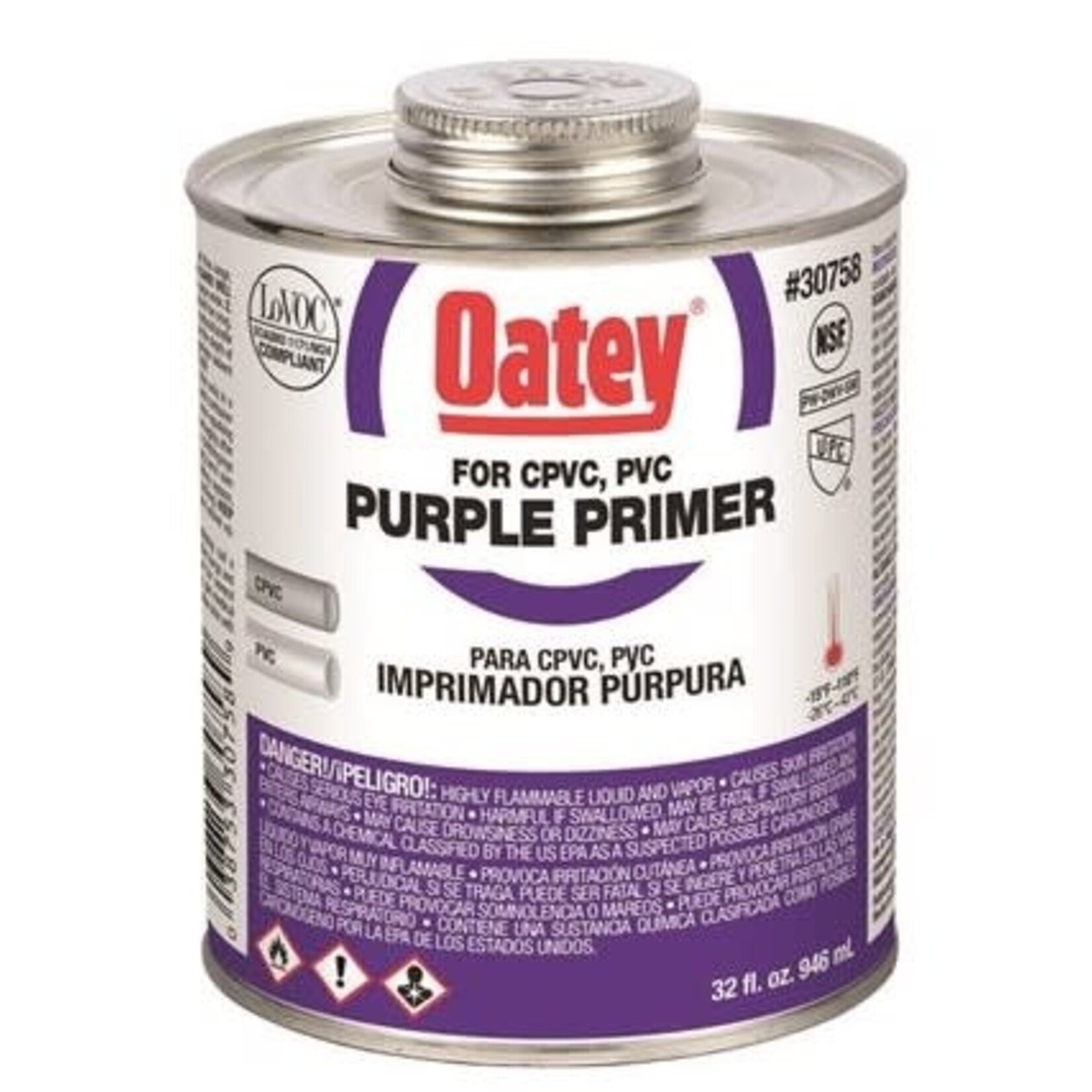 OATEY OATEY 32 OZ. PURPLE CPVC AND PVC PRIMER