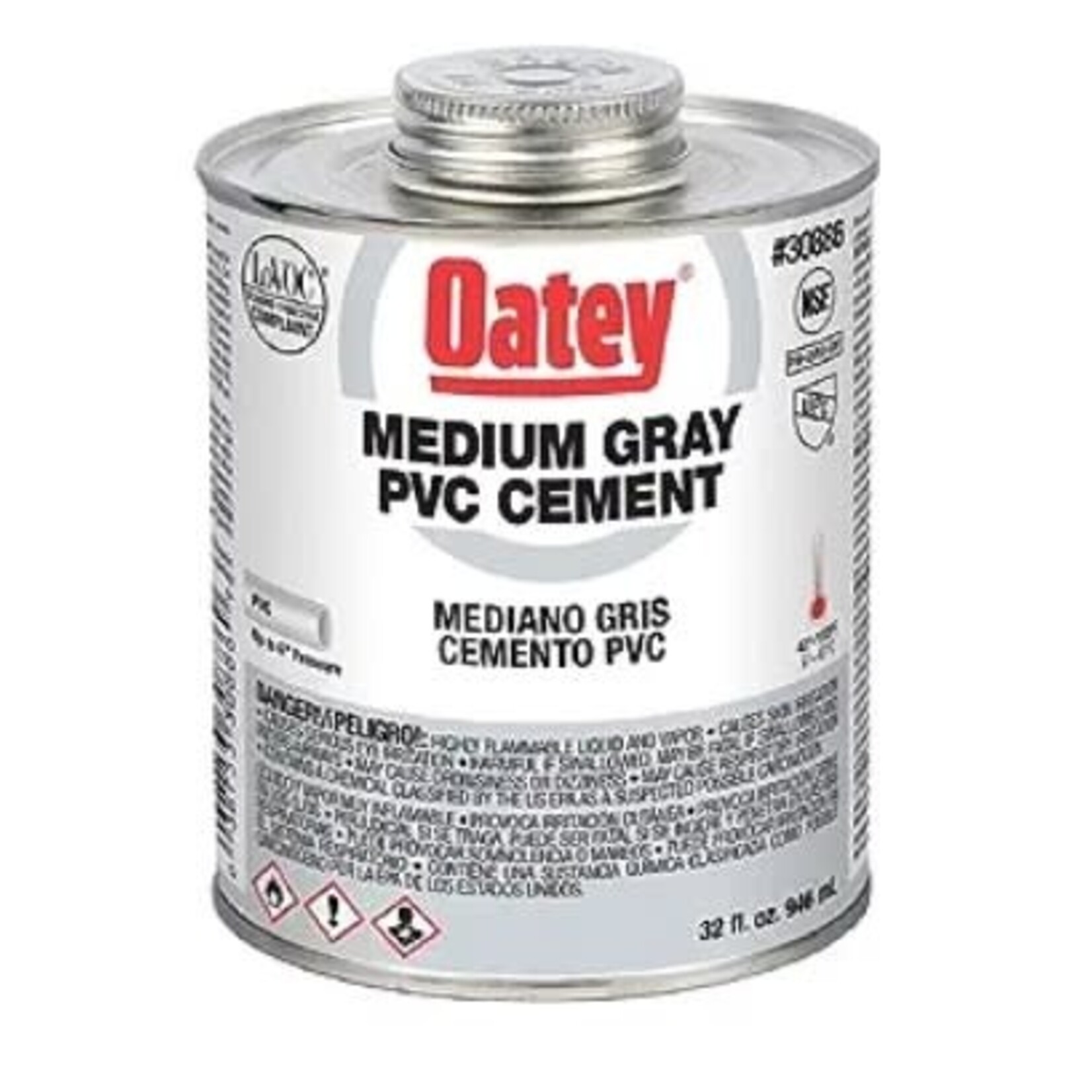 OATEY OATEY HEAVY DUTY GREY PVC CEMENT 32 OZ.