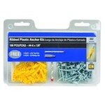 EVERBILT RIBBED PLASTIC ANCHOR COMBO PACK (90 PACK)