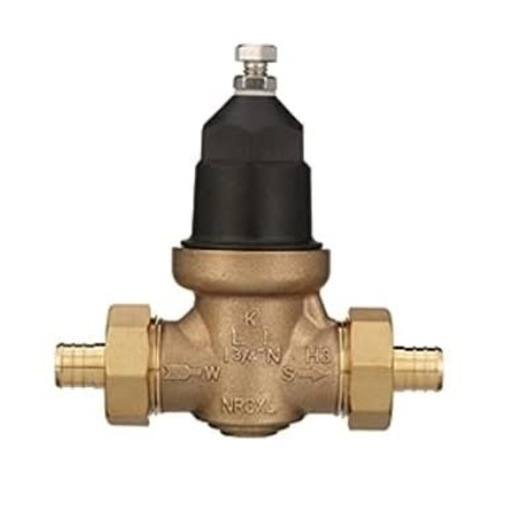 ZURN 3/4 IN ZURN WILKINS NR3XLDUPEX PRESSURE REDUCING VALVE (PRV) DOUBLE UNION CONNECTION FOR CRIMP PEX