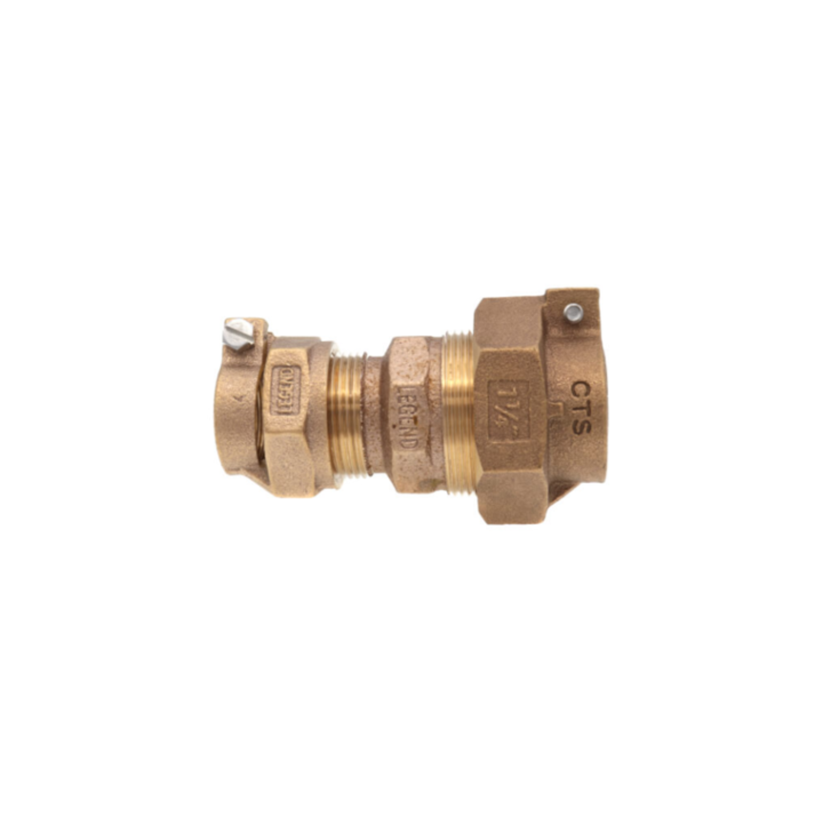 LEGEND VALVE 1 1/4 X 1 IN BRASS PACK JOINT COUPLING (CTS X CTS)