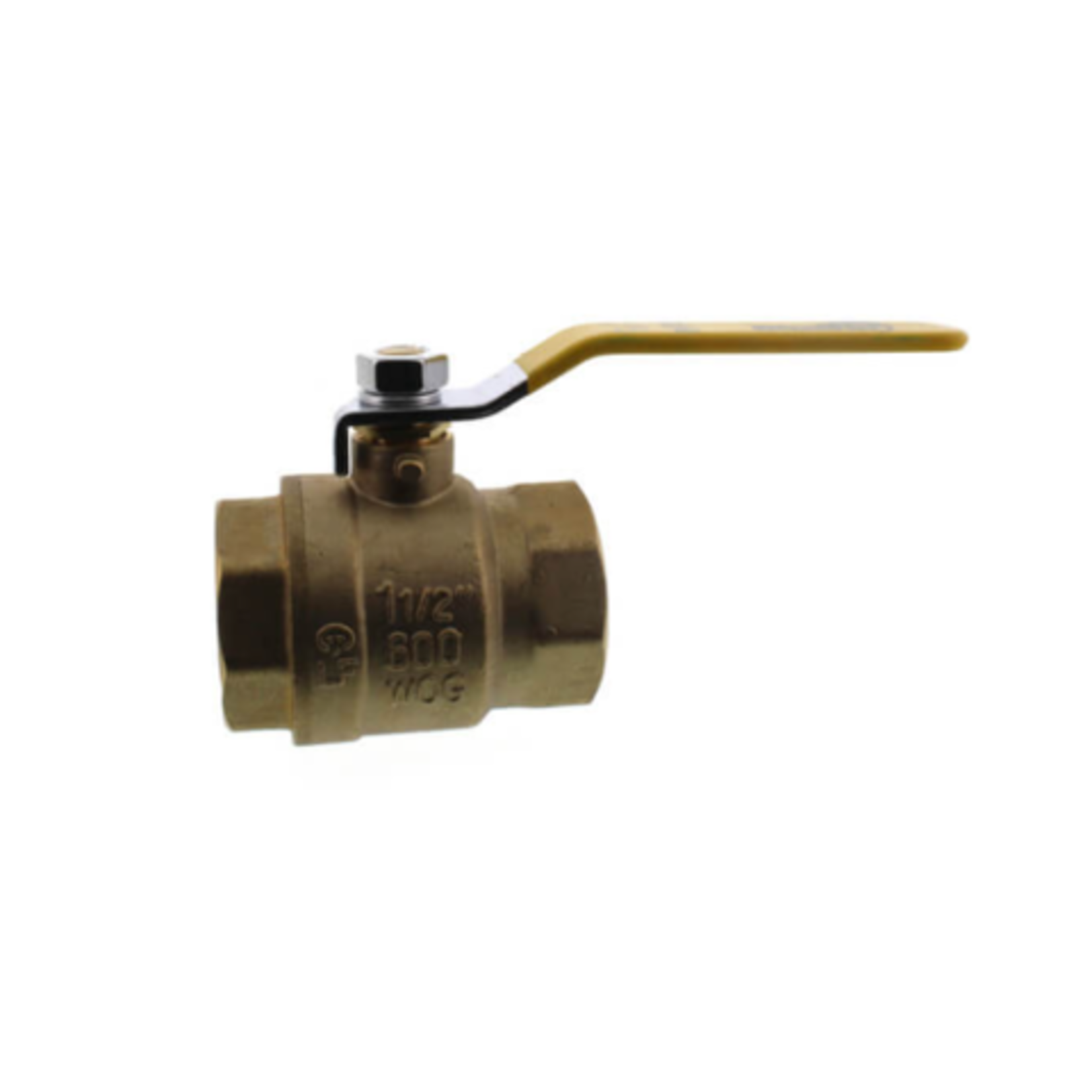 BLUEFIN 1 1/2 IN BRASS THREADED BALL VALVE