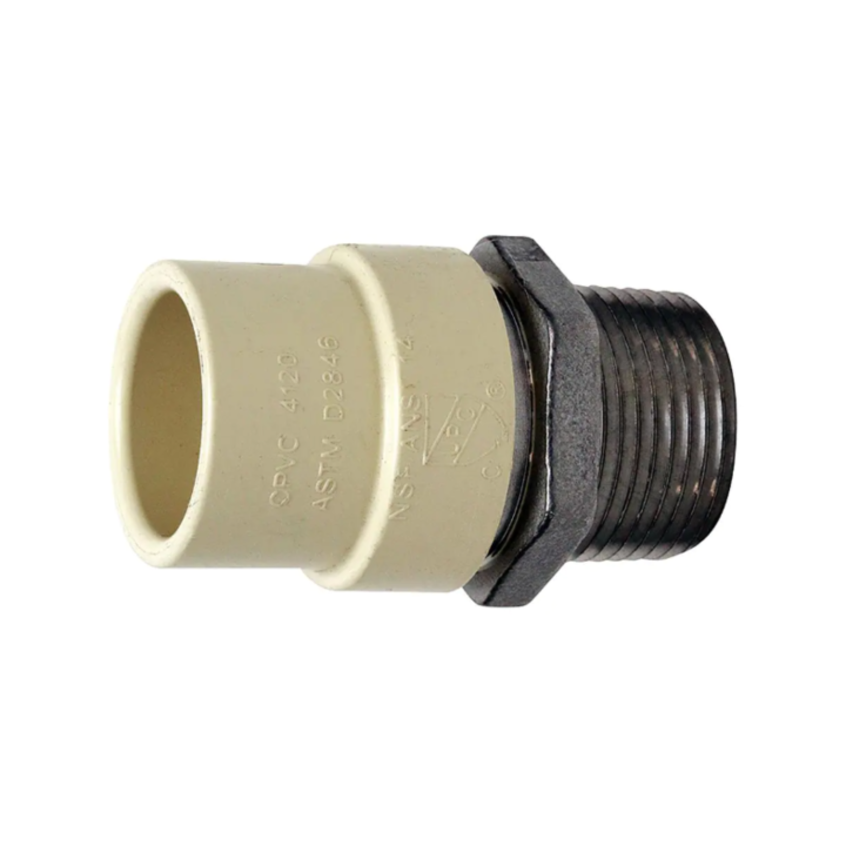 EVERFLOW 1/2 IN CPVC SCHEDULE 40 X STAINLESS STEEL MALE ADAPTER