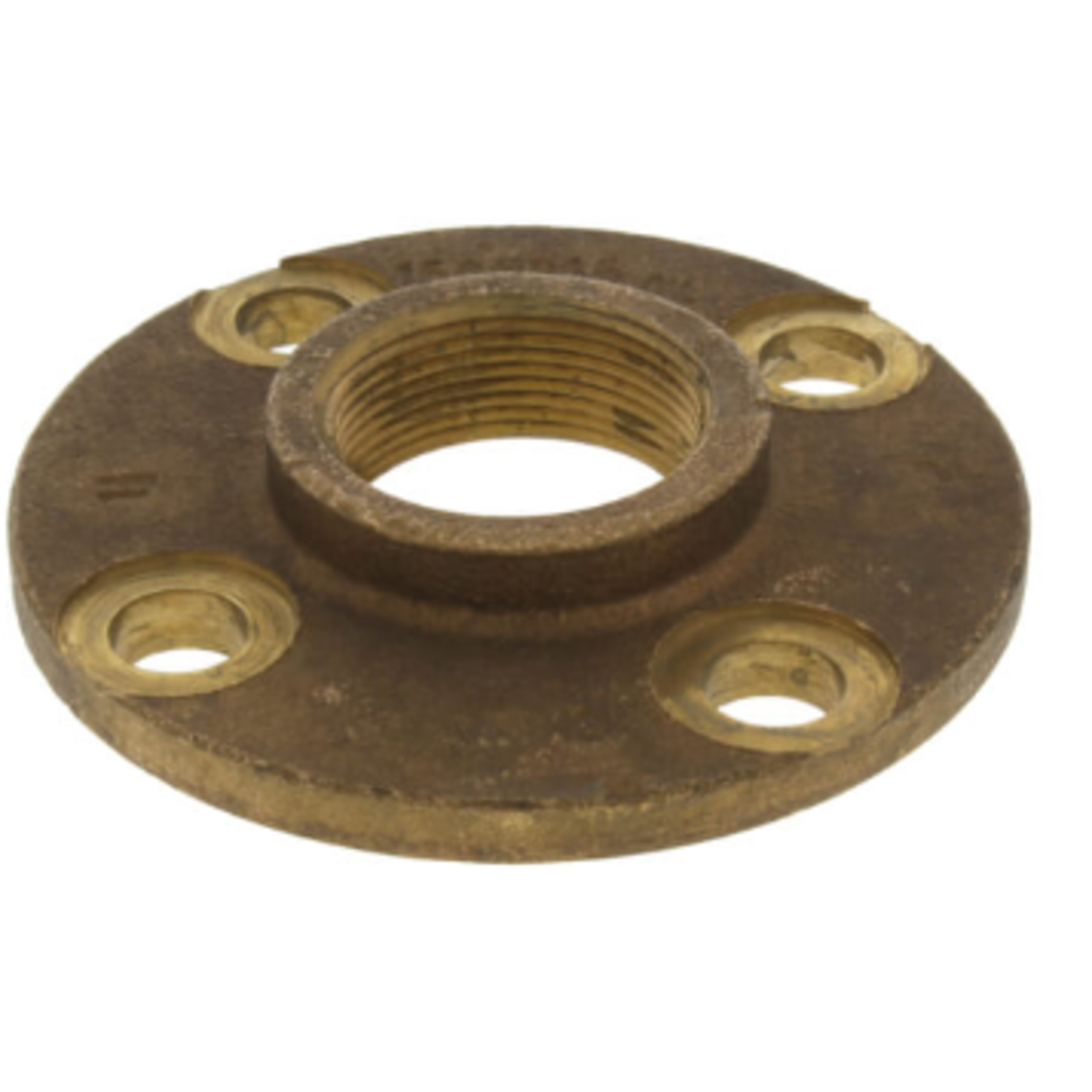 EVERFLOW 2 IN BRASS COMPANION THREADED FLANGE