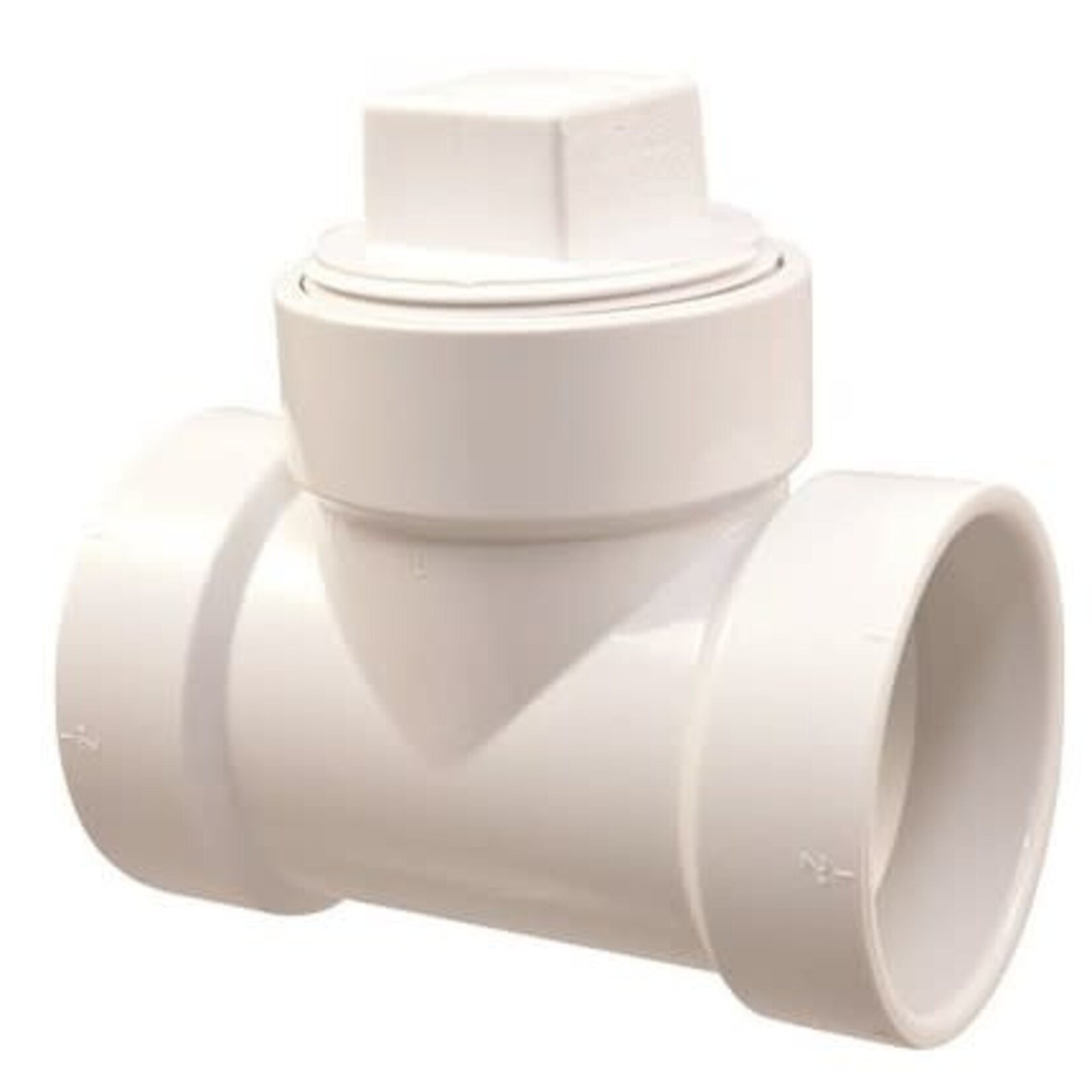 NIBCO 4 IN PVC DWV FLUSH CLEANOUT TEE W/ PLUG