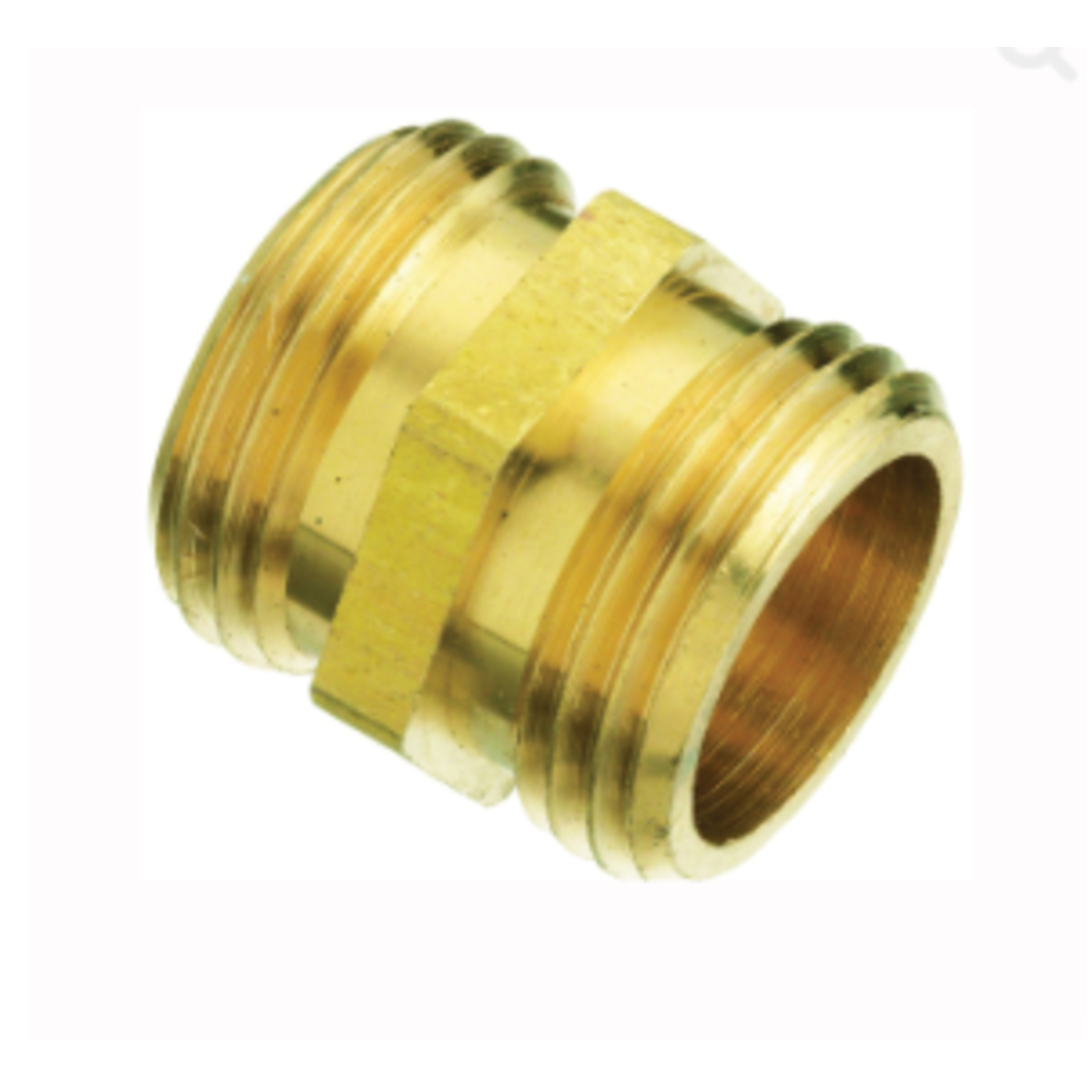 WATTS 3/4 IN BRASS MALE HOSE X MALE HOSE ADAPTER