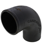 CHARLOTTE 4 IN CAST IRON 90 DEGREE SHORT SWEEP ELBOW
