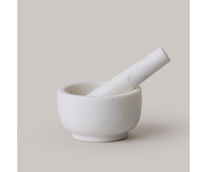 White Marble Mortar & Pestle – Be Home