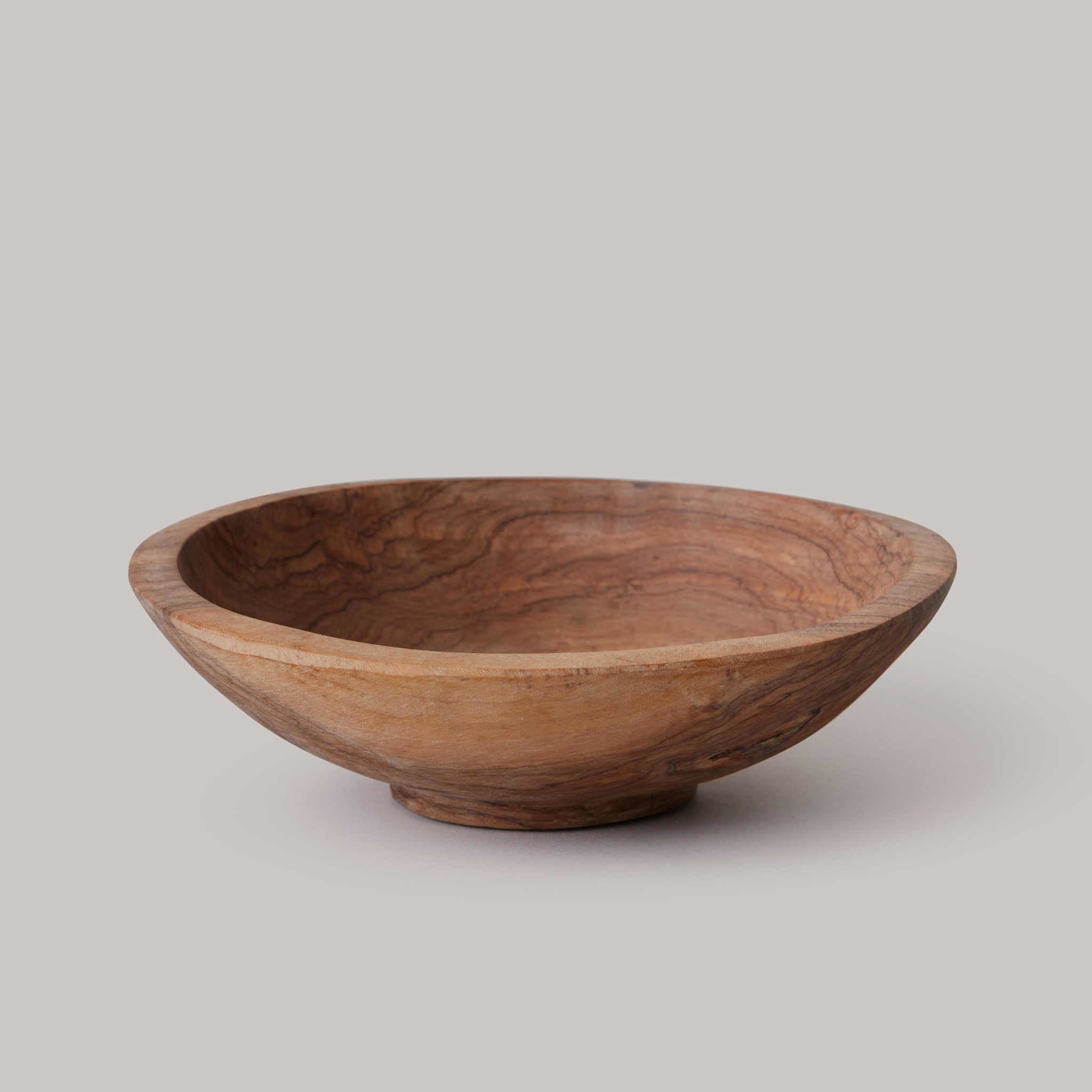 Large Olive Wood Fruit Bowl - Oval