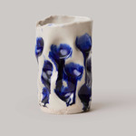 Bruno Grizzo Large Cobalt organic vase