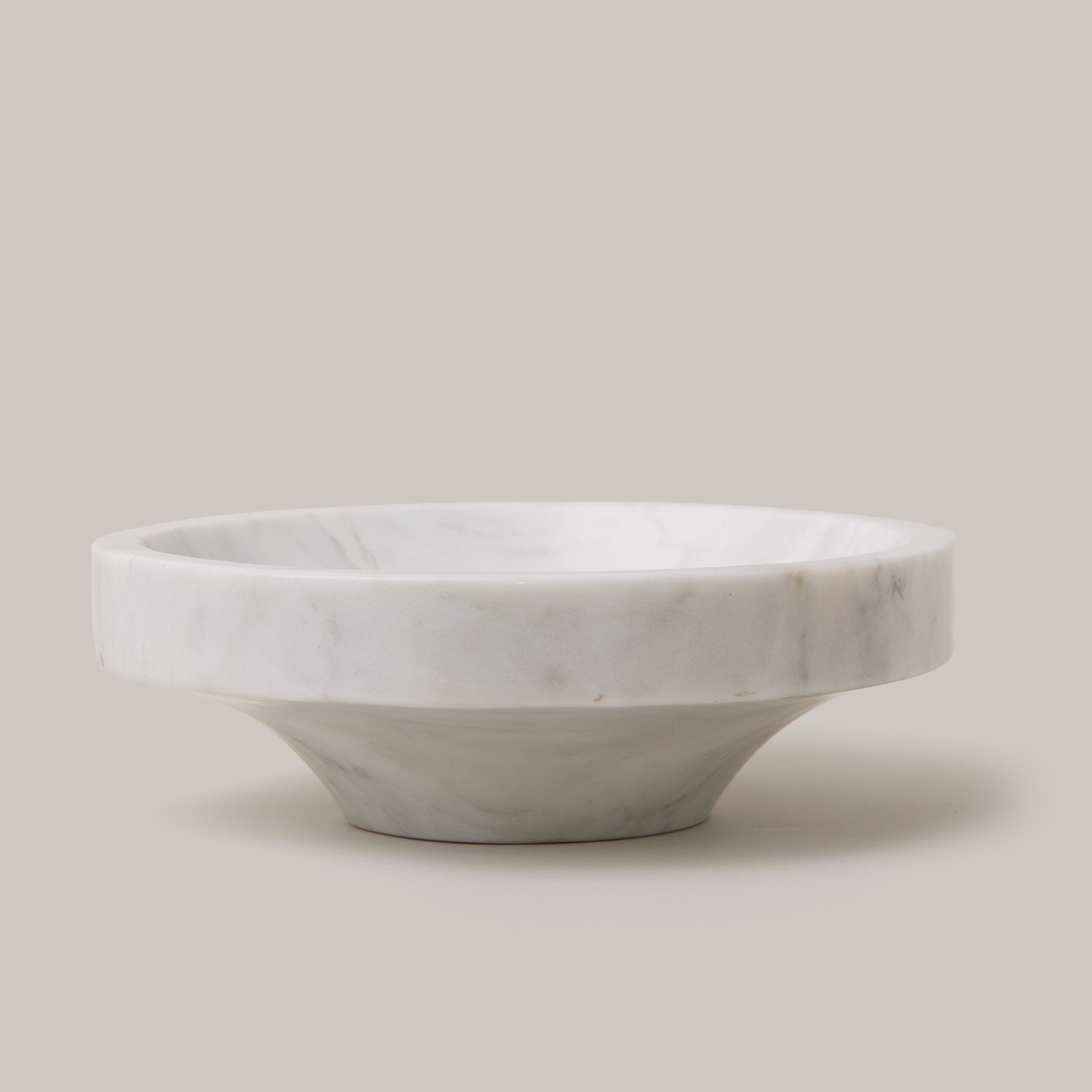 White Marble Fruit Bowl