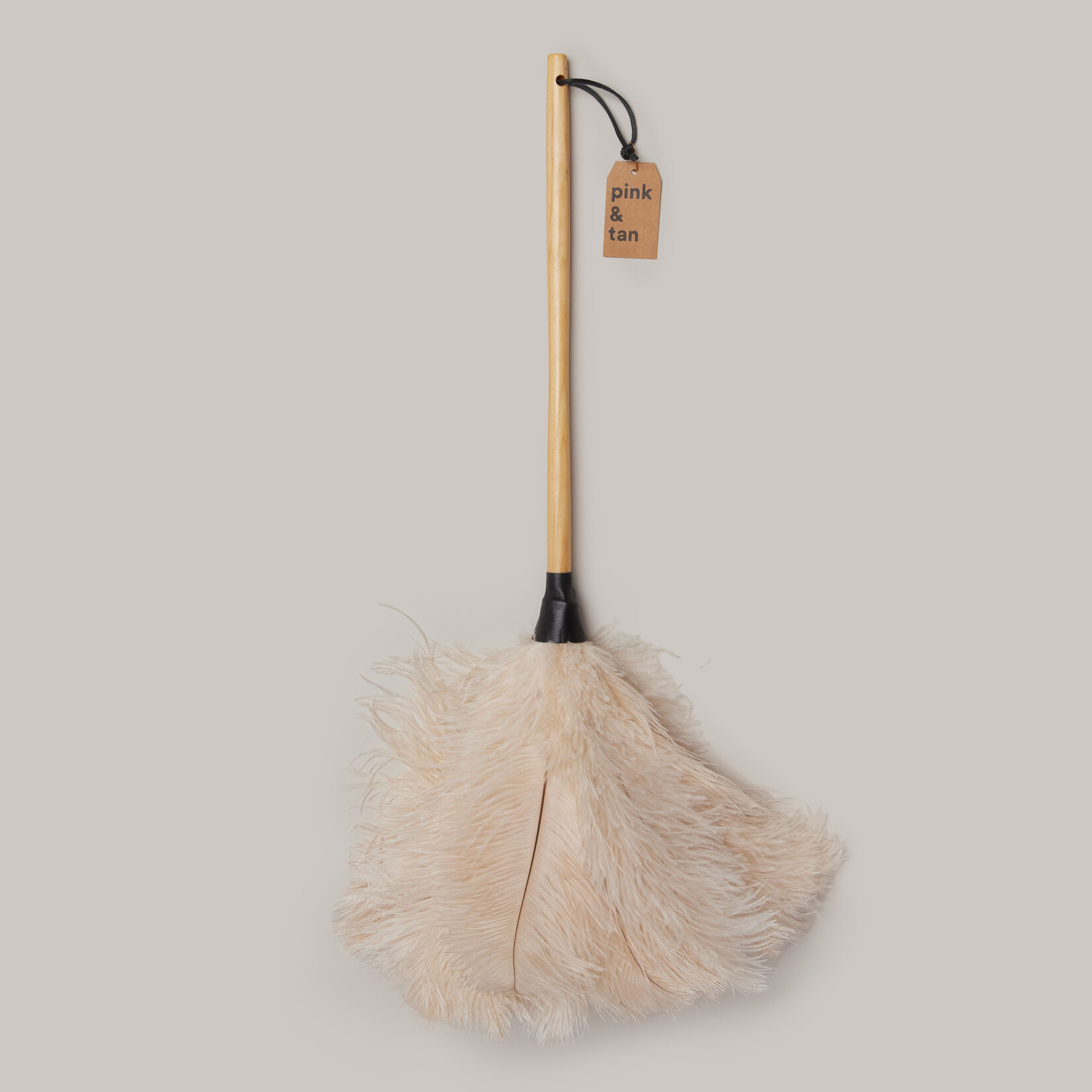 Earth & Nest Ostrich Feather Duster 28" Cream