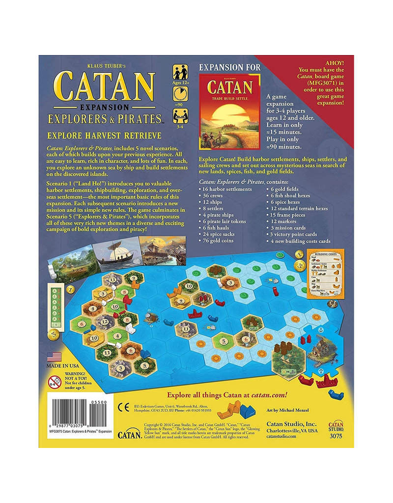 Catan Studios Catan: Explorers and Pirates Expansion