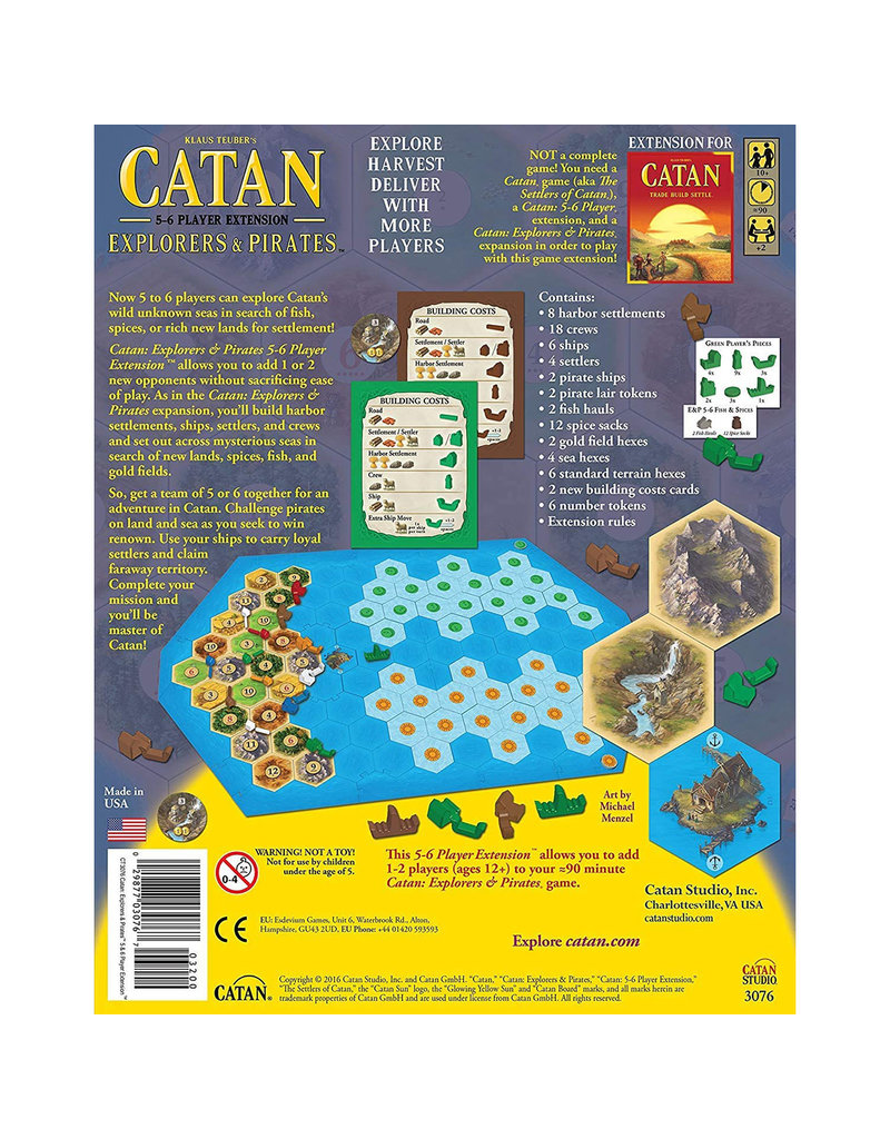 Catan Studios Catan: Explorers & Pirates 5-6 Player Extension