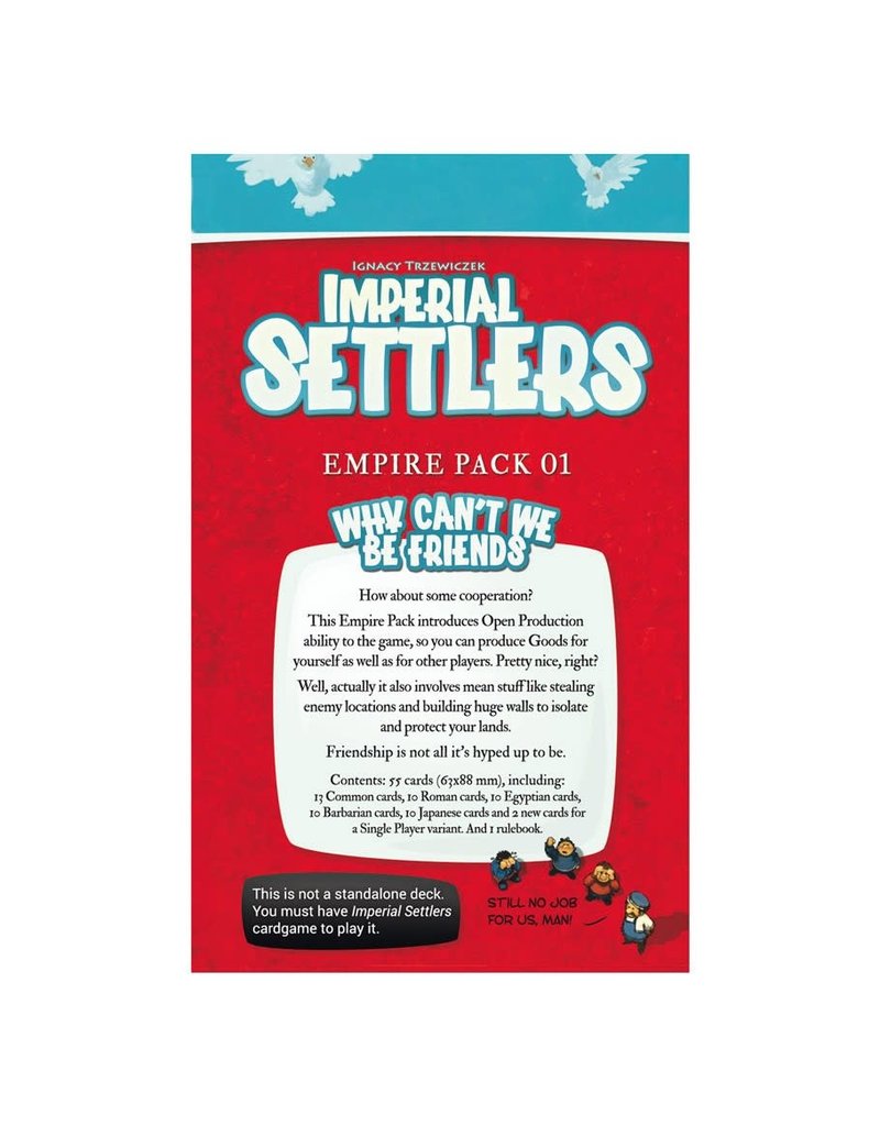 Portal Games Imperial Settlers: Why Can't We Be Friends