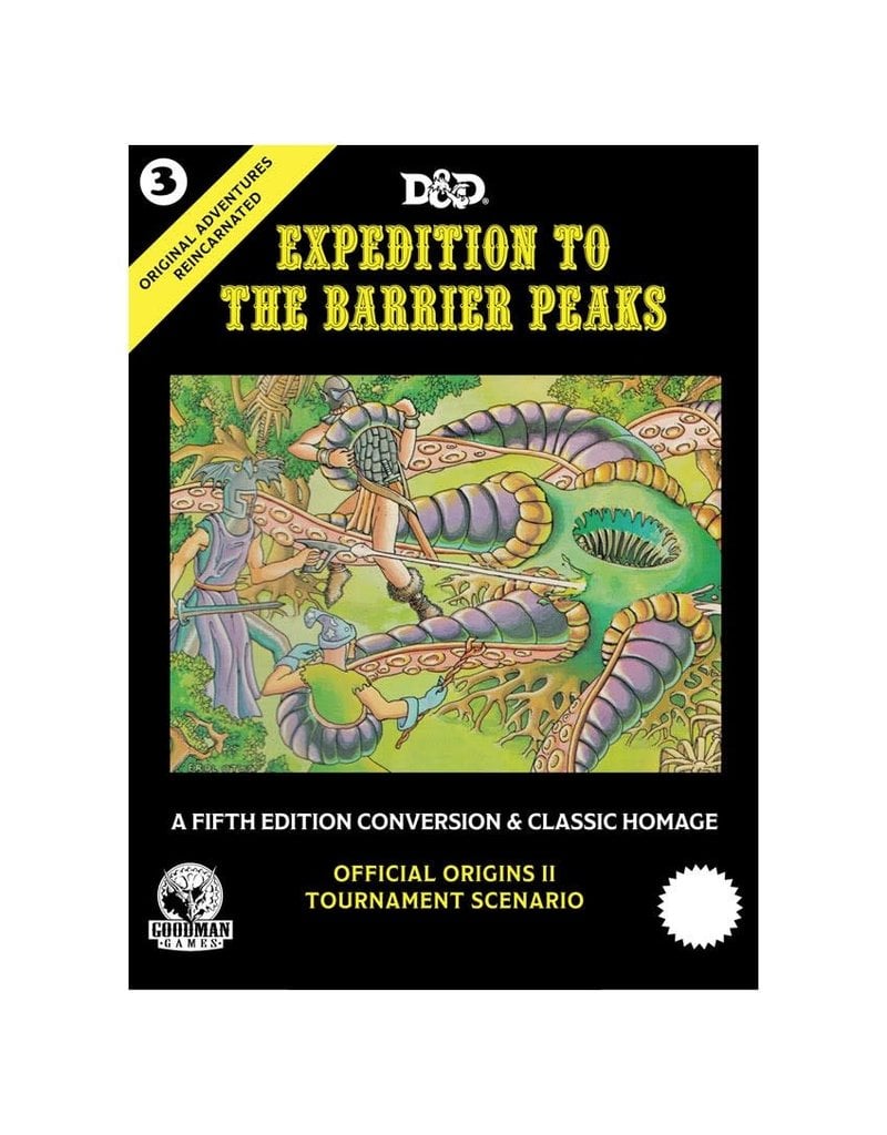 Goodman Games Original Adventures Reincarnated #3: S3: Expedition to the Barrier Peaks