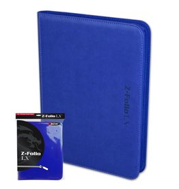 BCW Supplies Binder: 9-Pocket Z-Folio LX - Blue
