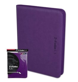BCW Supplies Binder: 9-Pocket Z-Folio LX - Purple