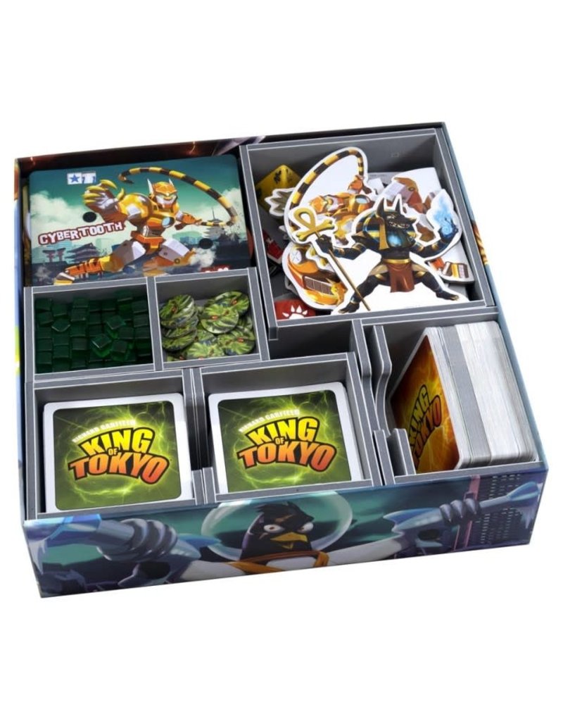 Folded Space Box Insert: King of Tokyo and King of New York