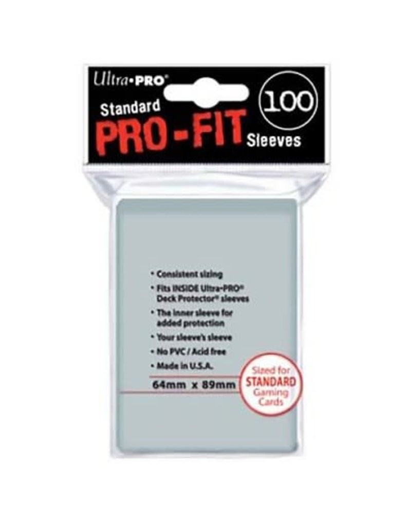 Ultra Pro Sleeves: Ultra Pro: Pro-Fit: Top Load Standard Size (100 sleeves)