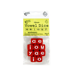 Koplow Educational Vowel Dice Set (10 count)