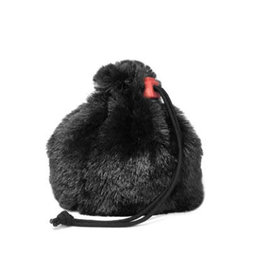 Red King Co. Dice Bag: Faux Fur: Black Bear