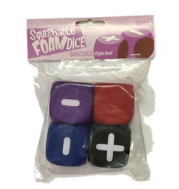 Minion Games d6: Squishable Foam Dice: Fudge Style (4 dice)